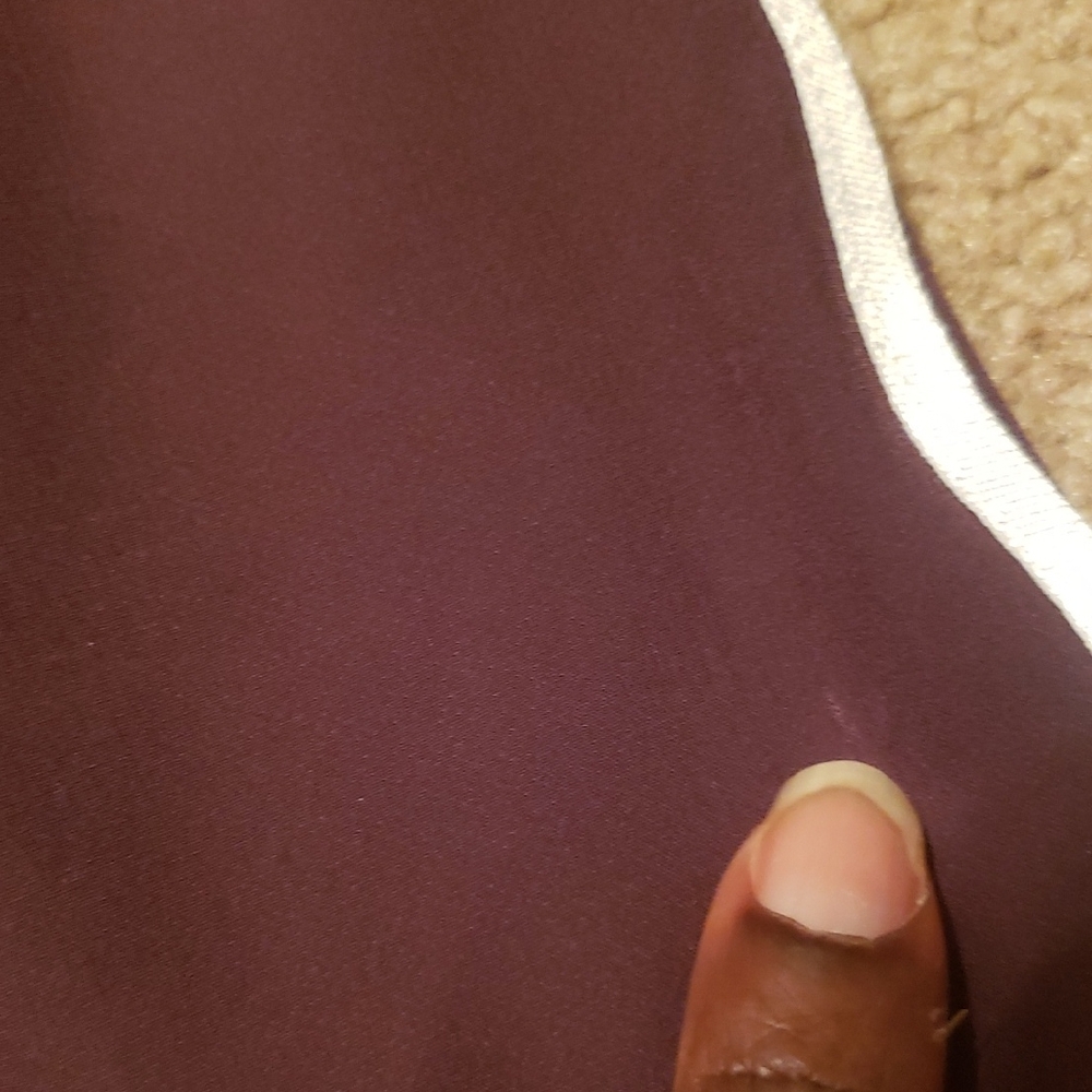 Adidas Women's Tiro Maroon Shorts - Picture 10 of 14